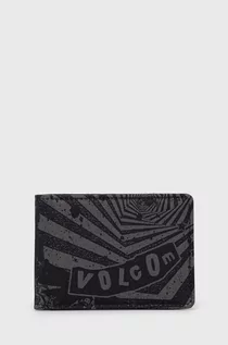 Portfele - Volcom portfel męski kolor czarny - grafika 1