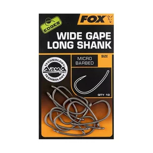 Haczyki Fox Edges Super Wide Gape Long Shrank r. 6 - Inne akcesoria dla wędkarzy - miniaturka - grafika 1