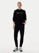 Dresy damskie - EA7 Emporio Armani Dres 7W000990 AF12502 UC001 Czarny Regular Fit - miniaturka - grafika 1