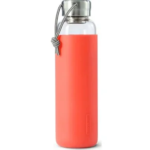 Black+Blum Butelka na wodę Black+Blum 0,6 l koralowa szklana GR-WB-M011 - Shakery i bidony sportowe - miniaturka - grafika 1