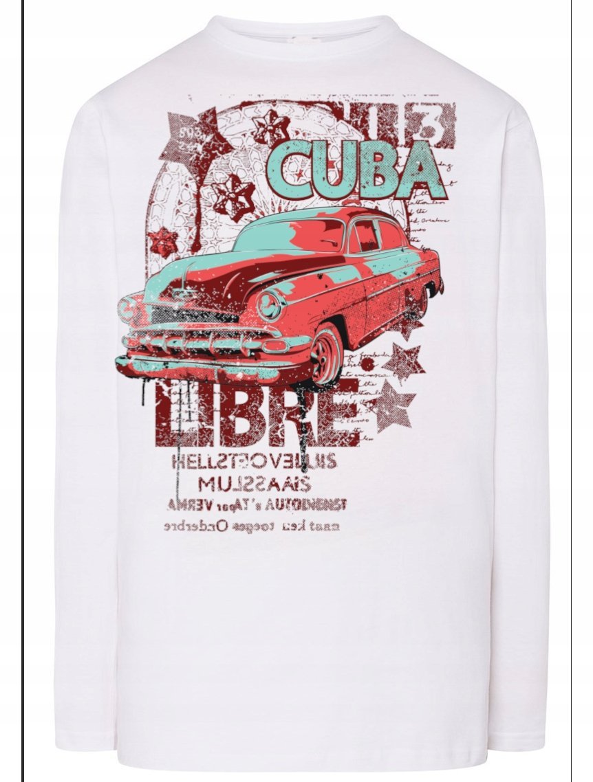Longsleeve męski nadruk Cuba Libre Rozm.L