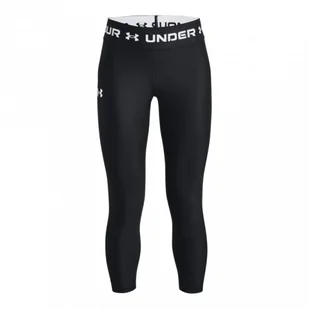 Dziewczęce legginsy treningowe UNDER ARMOUR HeatGear Armour Ankle Crop - Legginsy - miniaturka - grafika 1