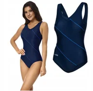 Stroje kąpielowe - AQUA SPEED STRÓJ KOSTIUM KĄPIELOWY JEDNOCZĘŚCIOWY DO PŁYWANIA PUSHUP XXL 44 - miniaturka - grafika 1