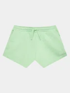 Spodenki damskie - Roxy Szorty sportowe Happiness ERGFB03290 Zielony Regular Fit - miniaturka - grafika 1