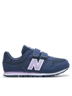 Buty dla dziewczynek - New Balance Sneakersy PV500CIL Granatowy - miniaturka - grafika 1