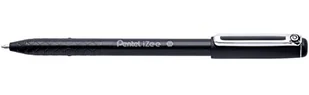 Pentel BX460-A długopis IZee, model z nasadką, metalowy klips, grubość linii 0,5 mm, 12 sztuk, czarny - Długopisy - miniaturka - grafika 1