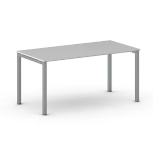 B2B Partner Stół Square 1600 x 800 x 750 mm, szary - Stoły i stoliki do biura - miniaturka - grafika 1