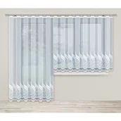 Firany - Firana żakardowa 250 x 200 cm biała - miniaturka - grafika 1