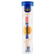 Witaminy i minerały - Krüger Suplement diety witamina D 2000 Protect smak cytrynowy 84 g (20 sztuk) - miniaturka - grafika 1