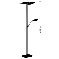 Lampy stojące - HELL Lampa stojąca LED Andy, 3-punktowa, antracyt, CCT, ściemniany - miniaturka - grafika 1