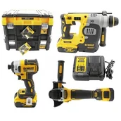 Zestawy elektronarzędzi - DeWalt Zestaw elektronarzędzi DCK305P3T - miniaturka - grafika 1