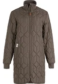 Płaszcze damskie - Weather Report Damska kurtka pikowana Nokka W Long Quilted Jacket I oddychający pikowany płaszcz I długa kurtka z wysokim kołnierzem - miniaturka - grafika 1