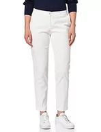 Spodnie damskie - BRAX Damskie spodnie chinosy w stylu Maron w modnym stylu sztruksowym spodnie, białawy, 26W / 32L - miniaturka - grafika 1