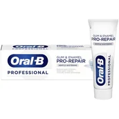 Pasty do zębów - Oral-B pasta Pro-Repair Gum & Enamel Professional - Delikatne wybielanie (Gentle Whitening) 75ml - miniaturka - grafika 1