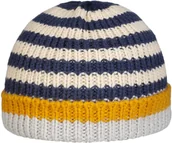 Czapki dla dzieci - Czapka Dzianinowa Twotone Cuff Kids, ciemnoniebieski, 49-51 cm - miniaturka - grafika 1