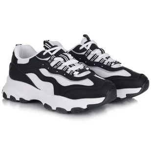 Sneakersy męskie Big Star RR174586 WHITE/BLACK 42 - Sneakersy męskie - miniaturka - grafika 1