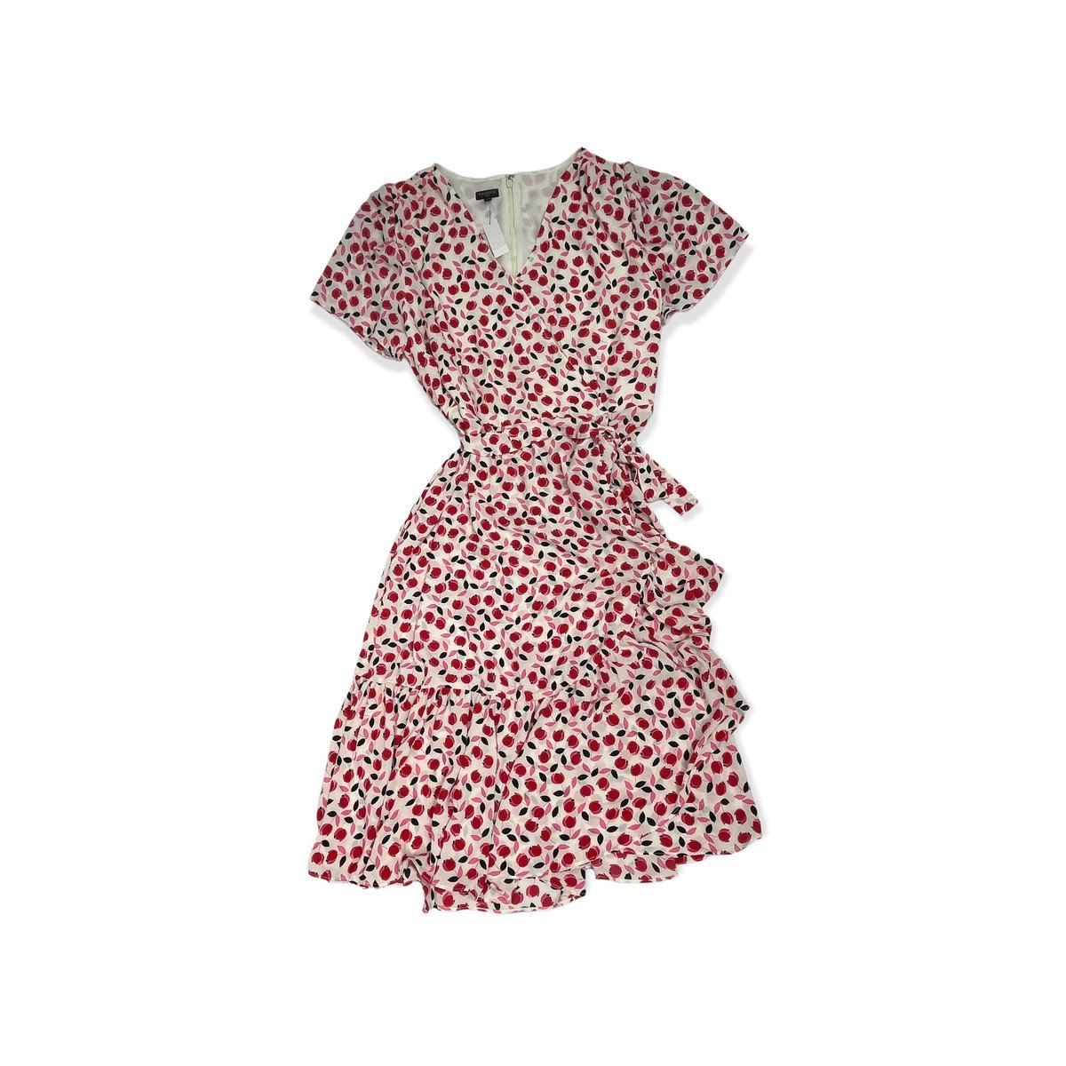 Sukienka damska krótki rękaw kwiaty TALBOTS L