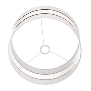 HELAM Klosz Helen E27 Ø40/wysokość 20cm biały/złoty - Oprawy, klosze i abażury - miniaturka - grafika 4