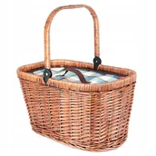 Kosze wiklinowe - Kosz Piknikowy Wiklinowy Duży Z Termotorbą - miniaturka - grafika 1