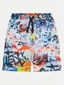 Spodenki damskie - Guess Szorty sportowe L4GD11 KA6R3 Kolorowy Relaxed Fit - miniaturka - grafika 1