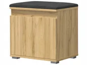 Szafki na buty - Szafka na buty z siedziskiem Nevada 50 Dąb Craft - miniaturka - grafika 1