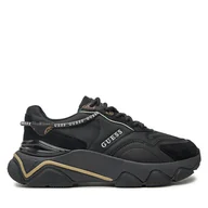 Sneakersy damskie - Sneakersy Guess FL7MIC FAL12 Czarny - miniaturka - grafika 1