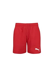 PUMA Chłopięce szorty kąpielowe średniej długości, czerwony, 116 - Kąpielówki dla chłopców - miniaturka - grafika 1