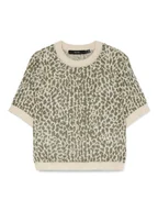 Swetry damskie - Vero Moda Sweter w kolorze oliwkowo-beżowym - miniaturka - grafika 1