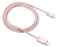 Akcesoria do smartwatchy - Kabel Do Ładowania Mfi Lightning Canyon 1M Pleciony 1M Różowy Do Iphona - miniaturka - grafika 1
