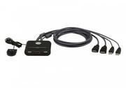 Switche - Przełącznik 2 portowy ATEN USB VGA FHD HDMI KVM Switch - miniaturka - grafika 1