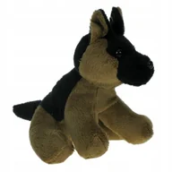 Maskotki i pluszaki - Kieszonkowe pupilki: Maskotka mini: Piesek Owczarek niemiecki 14cm (84266) - miniaturka - grafika 1