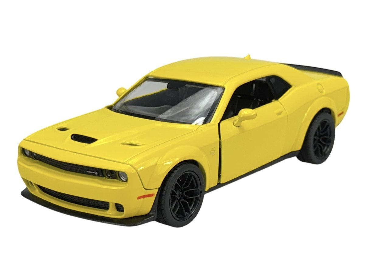 MOTORMAX 2018 DODGE CHALLENGER SRT HELLCAT WIDEBODY ŻÓŁTY 1:24 79350