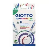 Giotto turbo markery świecidełka brokat pastelowy 426300 - Zakreślacze - miniaturka - grafika 1