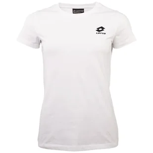 Lotto 1124012 Damska koszulka, Slim Fit Damska koszulka Bright White XS - Koszulki i topy damskie Lotto 1124012 Damska koszulka, Slim Fit Damska koszulka Bright White XS - Koszulki i topy damskie - miniaturka - grafika 1
