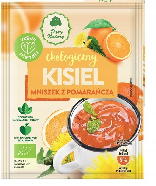 Kisiel - Mniszek z Pomarańczą EKO 30g Dary Natury
