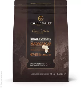 Callebaut Madagaskar Origin Ciemna Czekolada 2.5Kg - Czekolada - miniaturka - grafika 1