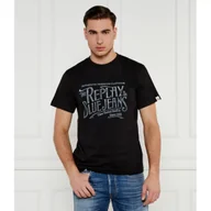 Koszulki męskie - Replay T-shirt Regular Fit - miniaturka - grafika 1