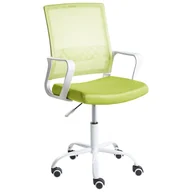 Fotele i krzesła biurowe - Beliani Krzesło biurowe EASE Limonkowy - miniaturka - grafika 1