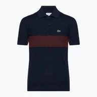 Koszulki i topy damskie - Koszulka polo dziecięca Lacoste PJ2479 navy blue-expresso - miniaturka - grafika 1
