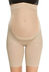 Spanx Power Mama Maternity Mid-Tigh Shaper Top Rzeźbione Kobiety, Beżowy (Bare 000), 36 - Koszulki i topy damskie - miniaturka - grafika 1