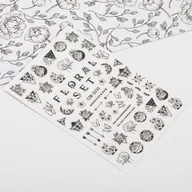 Ozdoby do paznokci - Allepaznokcie Naklejki do paznokci samoprzylepne YZW-S030 - miniaturka - grafika 1