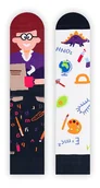 Skarpetki męskie - Zabawne Skarpetki Dla Nauczycielki - Margaret Teacher - 40-43 - miniaturka - grafika 1