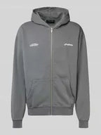 Bluzy męskie - Bluza rozpinana o kroju oversized z kieszenią kangurką model ‘Peckert’ - miniaturka - grafika 1