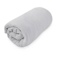 Prześcieradła - Prześcieradło szare jersey z gumką BASIC 220x200 - miniaturka - grafika 1