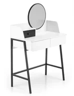 Toaletki - Biała nowoczesna toaletka z szufladami M2-A13 - miniaturka - grafika 1