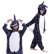 Stroje karnawałowe - Piżama Onesie Kigurumi Kostium Przebranie Gwiazdki Jednorożec Dzieci 115 - 125cm - miniaturka - grafika 1