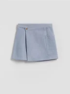 Sukienki i spódniczki dla dziewczynek - Reserved - Bawełniana spódnica - niebieski - miniaturka - grafika 1