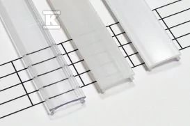 Poltronic Klosz do profilu LED A wciskany mleczny 2m KPL-A-202-ML - Akcesoria do oświetlenia - miniaturka - grafika 1