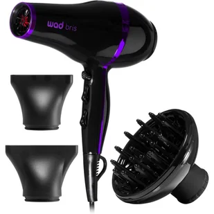 Wad Bris Hair Dryer suszarka do włosów Black/Purple 1 szt. - Suszarki do włosów - miniaturka - grafika 1