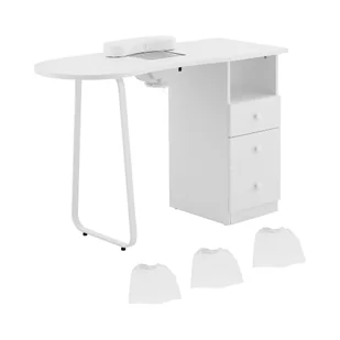 physa Biurko do manicure 3 szuflady pochłaniacz - Biurka do manicure - Stoliki do manicure - miniaturka - grafika 1